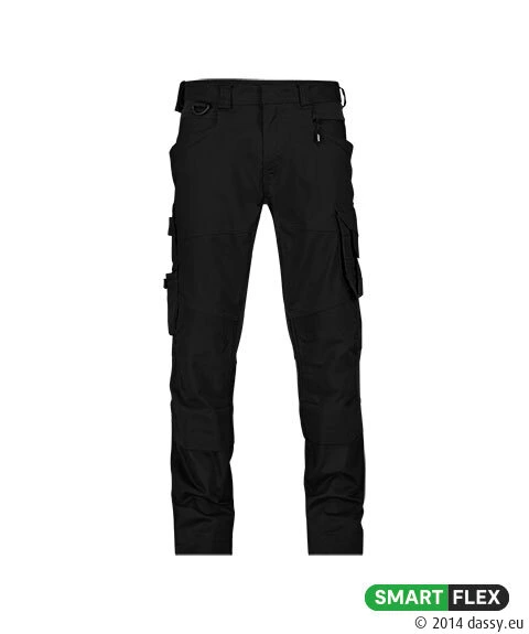 [DA.DYNAN01.36] Dynax Next D-FX werkbroek+knie stretch (36, zwart)