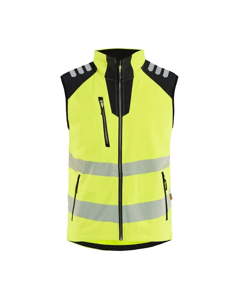 3091 2513 Softshell Bodywarmer High Vis