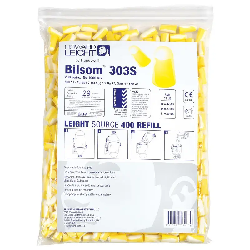 Bilsom 303S Bouchons d'oreilles recharge 200pr