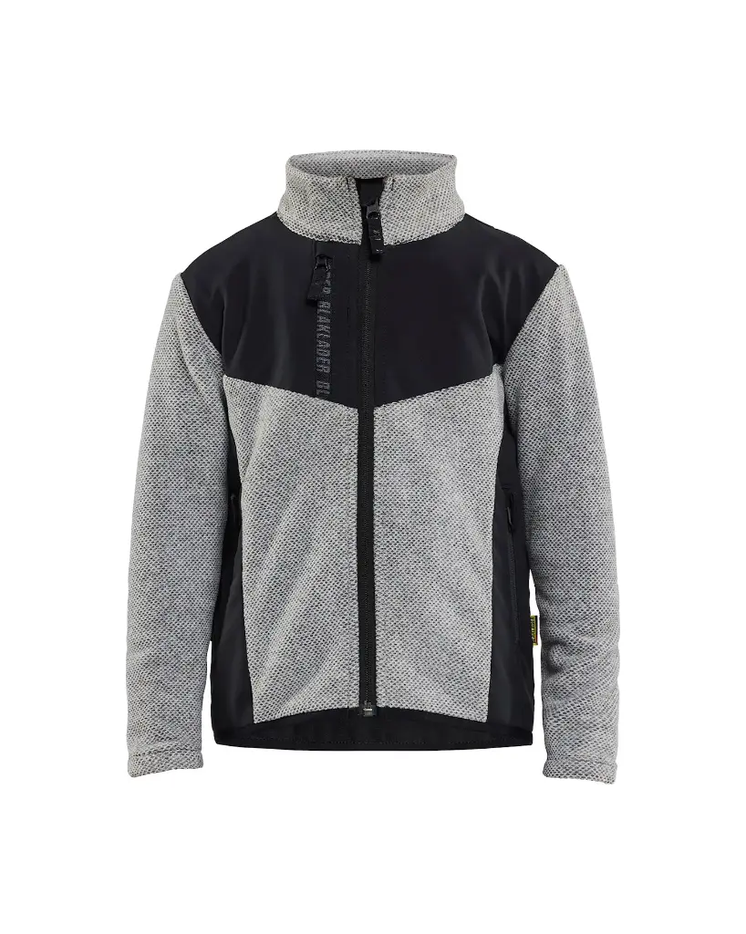 5207-2536 Gebreide vest met softshell zonder kap