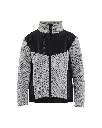 5207-2536 Gebreide vest met softshell zonder kap