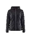 5941 Dames Gebreide Jack met softshell met capuchon