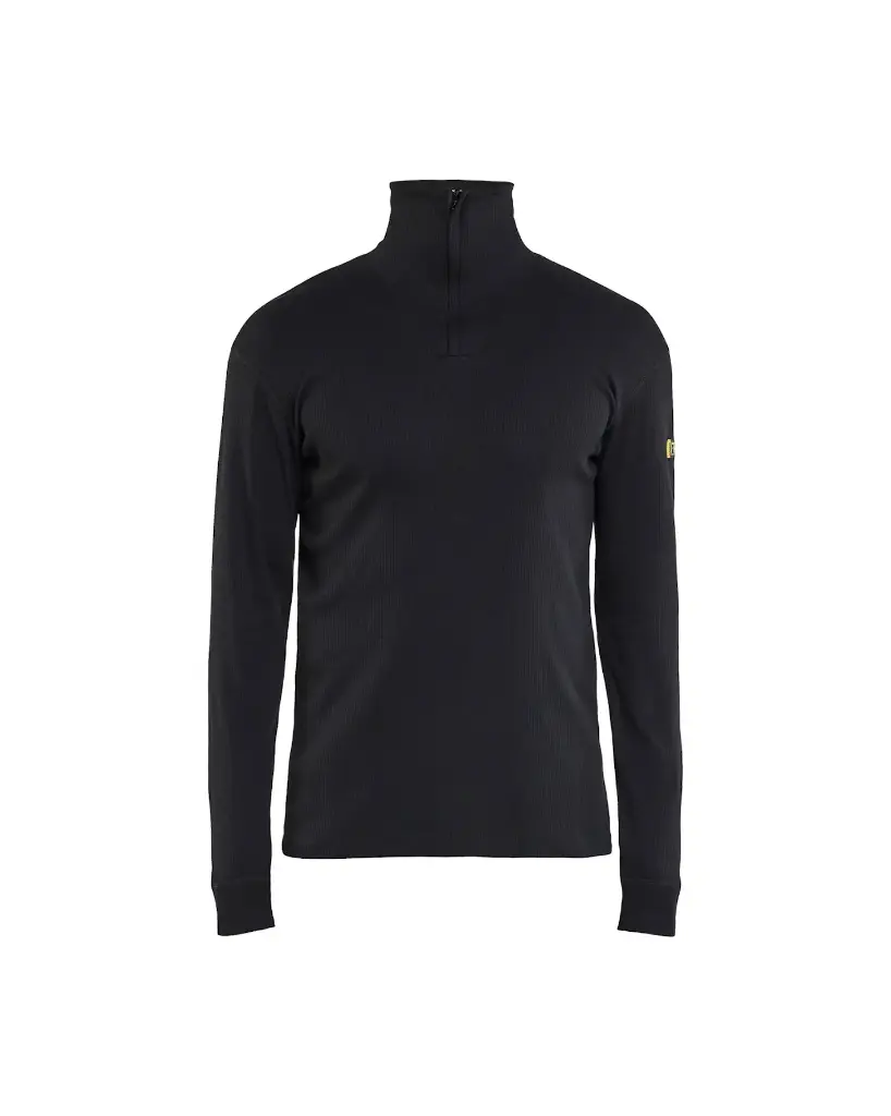 [489817649900.0] 4898 Multinorm Onderhemd met halve rits (XS)