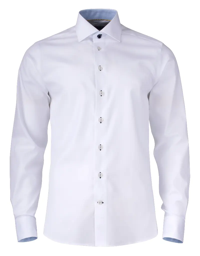 [JHF.YELLB.105.0] 2905002 - Yellow Bow 50 Chemise Slim Fit Hommes (XS, 102 wit)