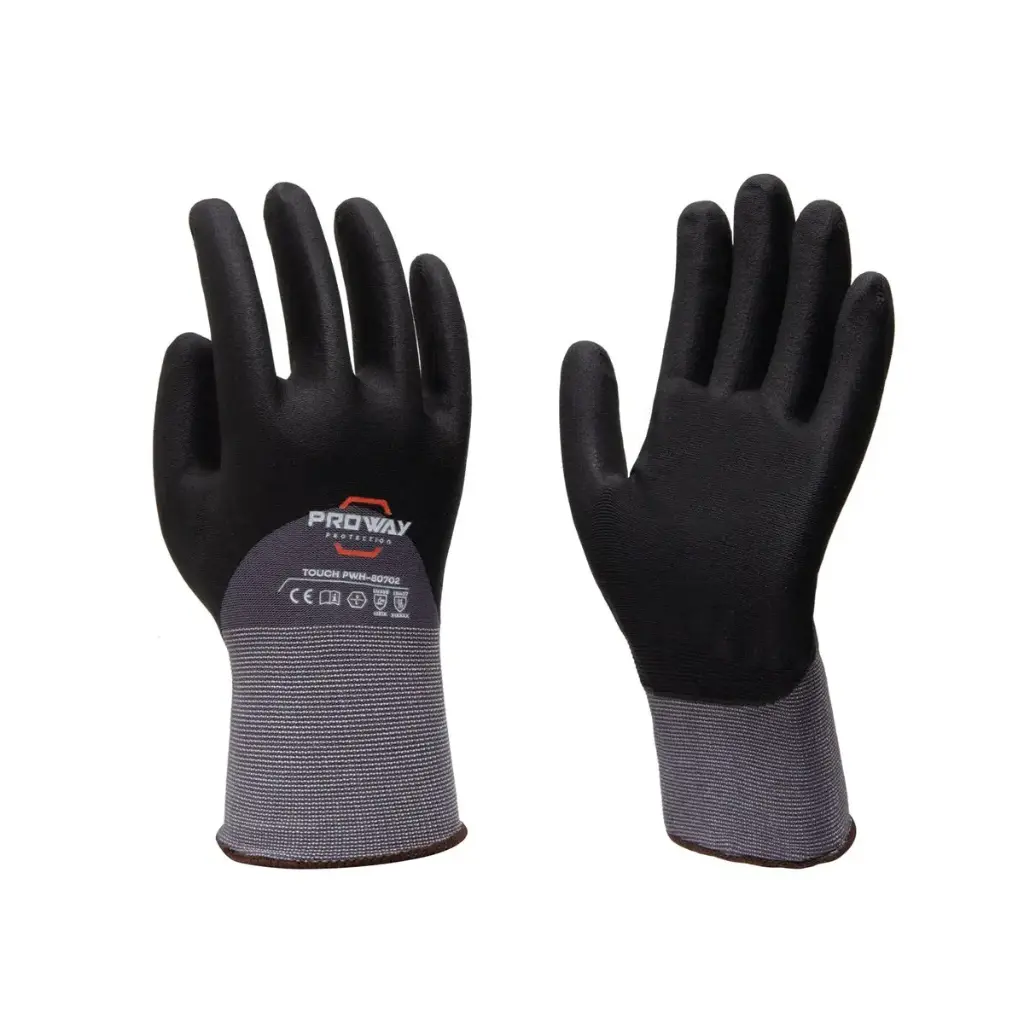 PWH-80702 Touch handschoenen ¾ Micro Foam Nitril coating (12pr)