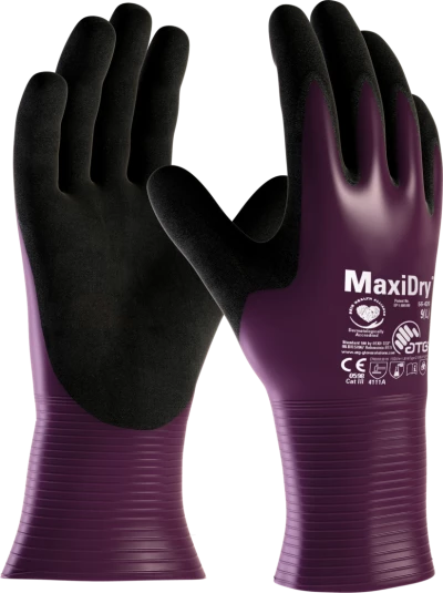 ATG 56-426 MaxiDry handschoenen volledig gecoat (12pr)