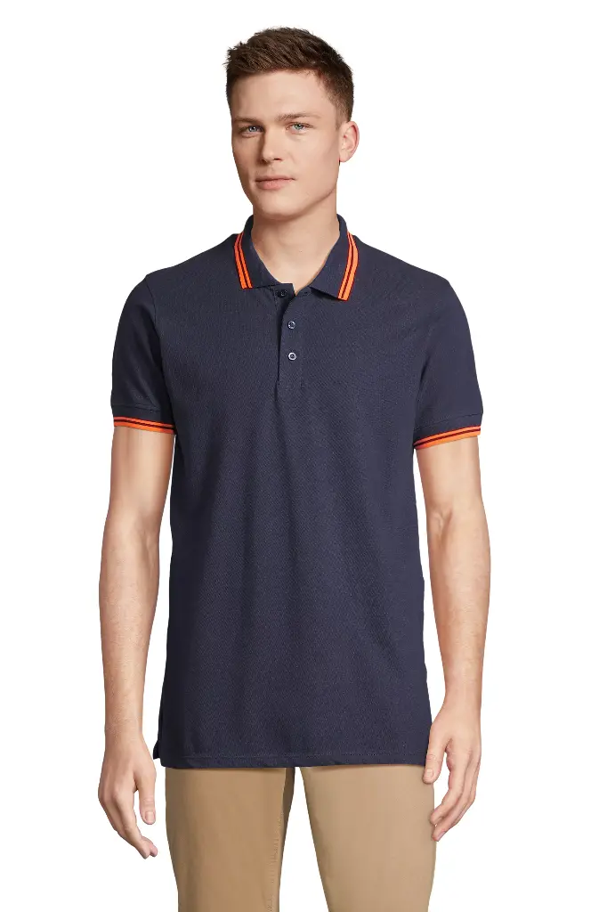 00577 Pasadena heren Polo striped