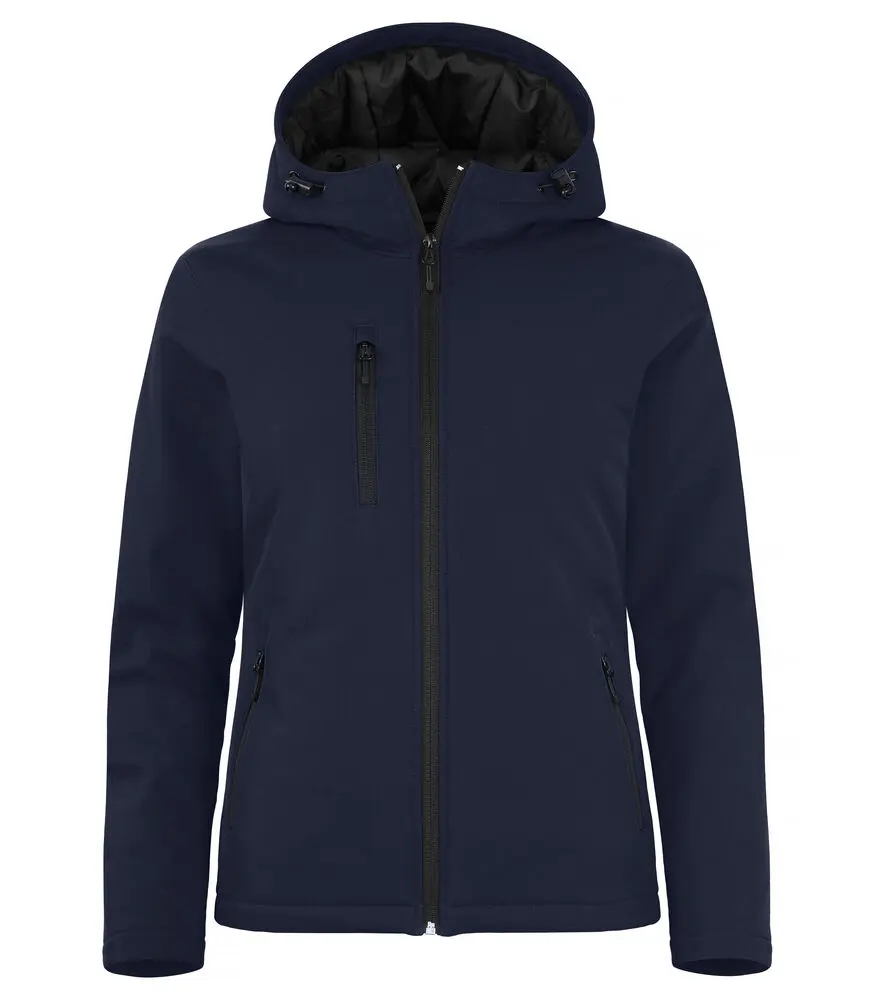 020953 Padded Veste Softshell Capuchon Femme