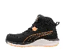 Puma Stepper Zwart-Peach Mid S3S ESD