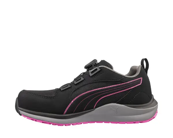 Puma Stepper Zwart-Peach Basses S3S ESD