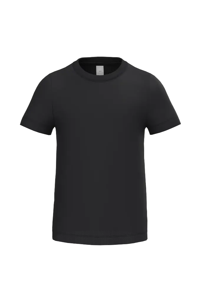 [ID.IB312.BK.2] IB312 - iDeal150 kinder T-shirt (2/4J, zwart)