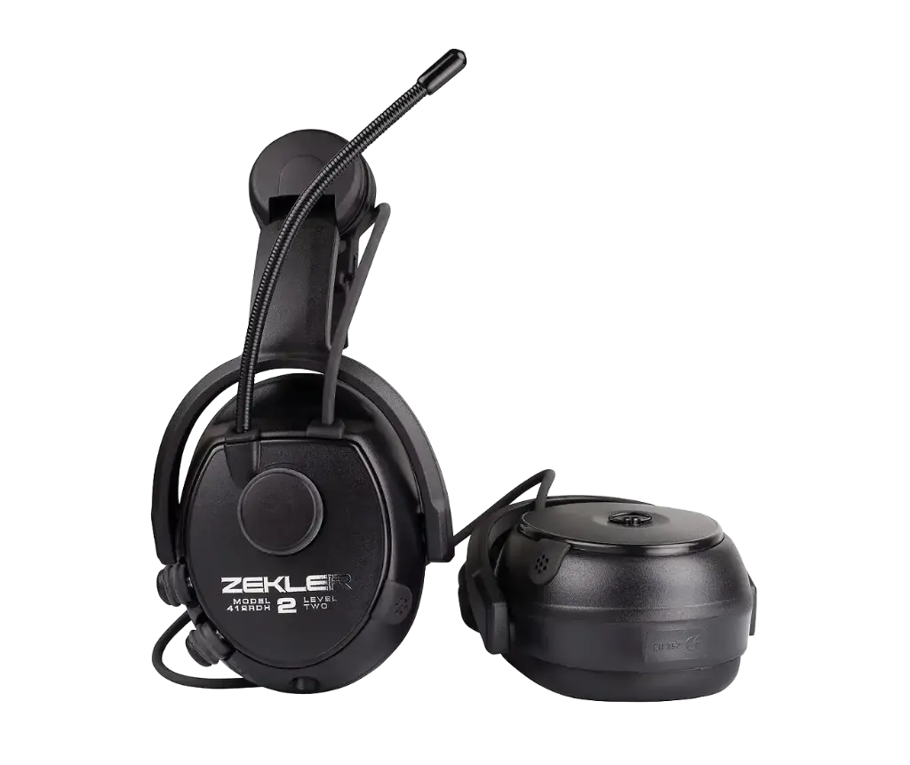 [ZK.412RDH] Zekler 412RD Casque avec microphone et radio pour une casque