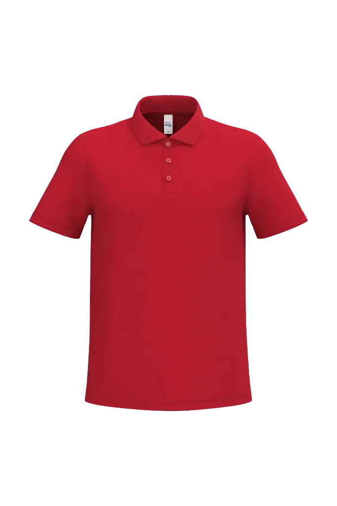 [ID.IB295.RD.0] IB295 - iDeal Herenpolo piqué (XS, rood)