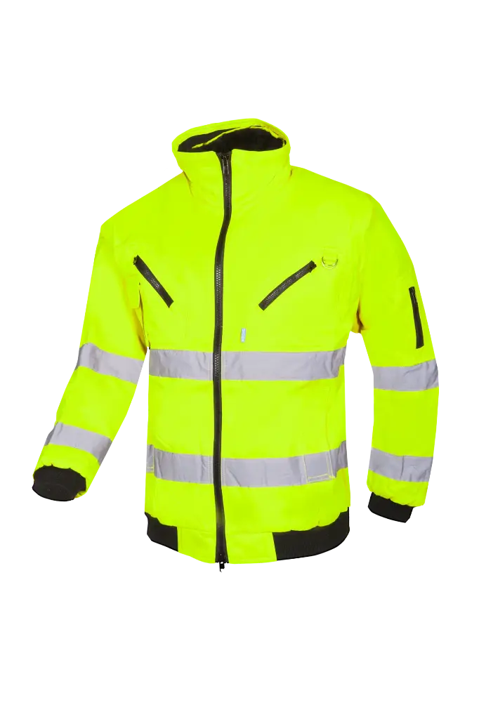 [S.029A.1.0] 029A Veste d'hiver Signalisation Sparrow avec manches amovibles (XS, fluogeel)