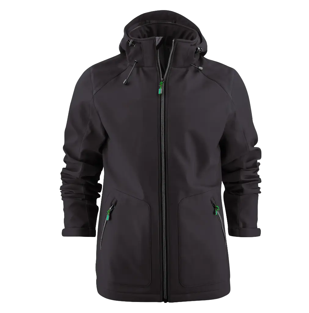 [PRI.22610619001] Karting Softshell Jas Heren (S, 900 zwart)