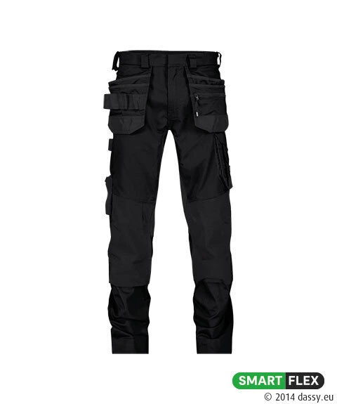 [DA.FLUXN01.36] Flux Next D-flex pocketbroek stretch (36, zwart)