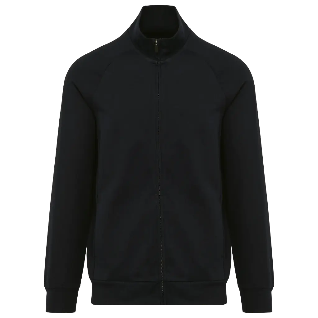 [K.PK404.ZW.1] PK404 - Herentrui met lange rits (S, zwart)