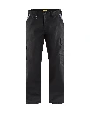 1404 1210 9994 Pantalon d'industrie Coton Noir-Gris
