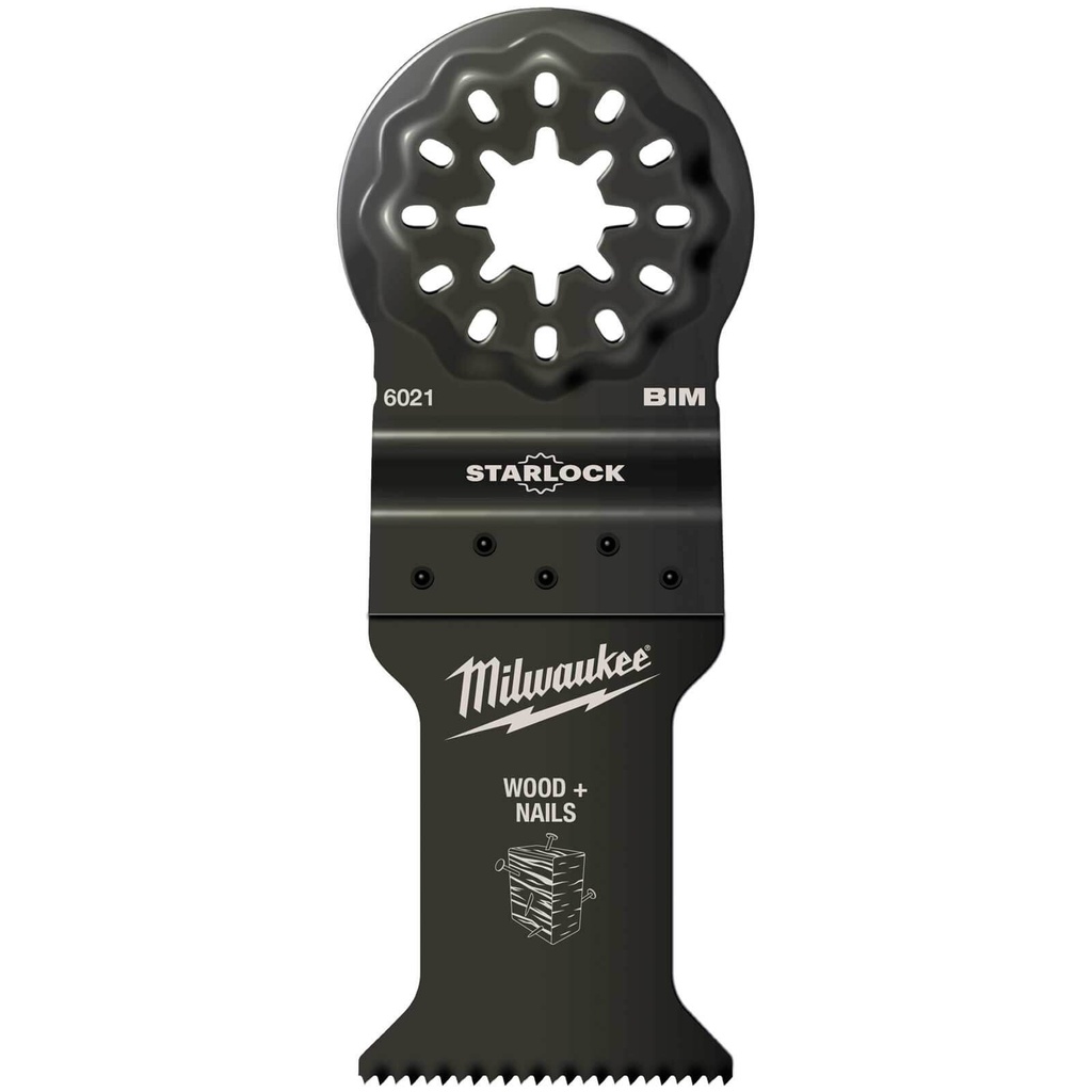 [MI.48906021] Milwaukee Bi-Metal Starlock Oscillating Multi Tool Plunge Saw Blade 35mm Pack of 1