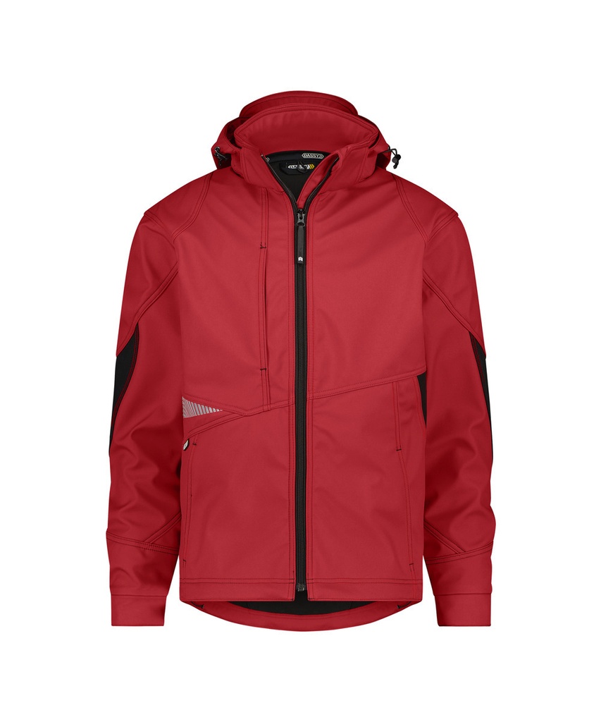 [DA.GRAV02N.0] Gravity next waterdichte softshelljas (XS, antraciet/zwart)