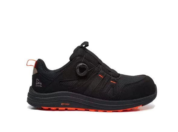 Emma E-Bounce S1PS DISC Black-Orange Werkschoen