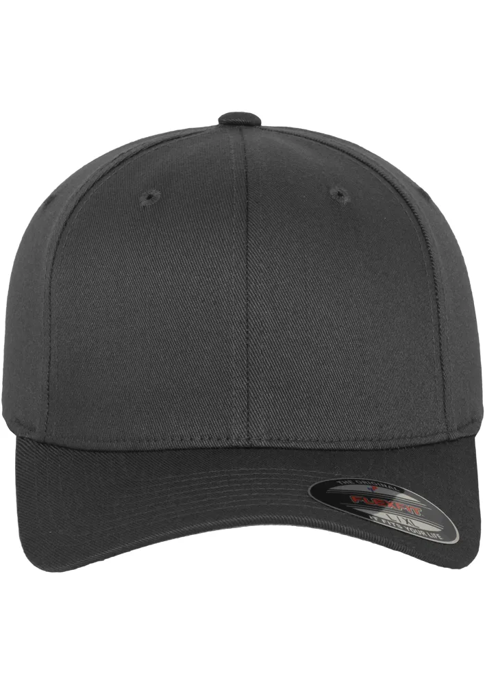 [FLXF.6277.DG.3] Flexfit 6277 6 panel fitted baseball cap (XXL, dark grey)
