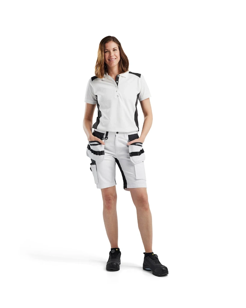 7171 Dames Schildersshort met stretch en gereedschapszakken