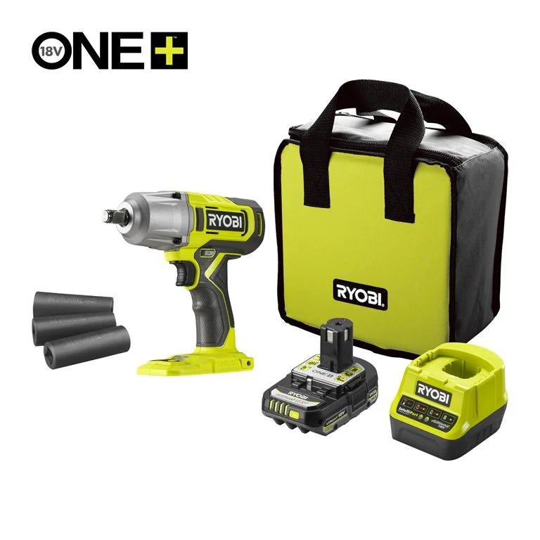 RIW18-1C20SA3 - ONE+™ 18V 3-snelheden Accu Slagmoersleutel (incl. 1x 2,0 Ah accu & lader)