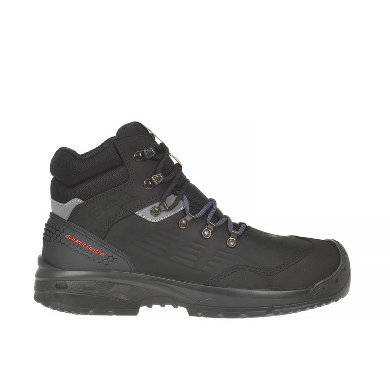 31498-01 Sixton Sestriere BOA Zwart Leder S3S SR ESD