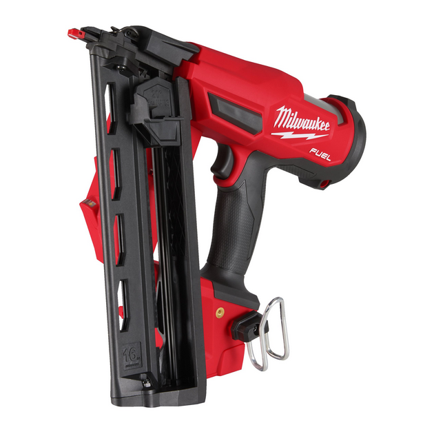 M18 FN16GA-0X M18 Fuel 16GA afwerkingstacker. Nageltype (mm): 32 - 64. Hoek: 20°. in HD Box