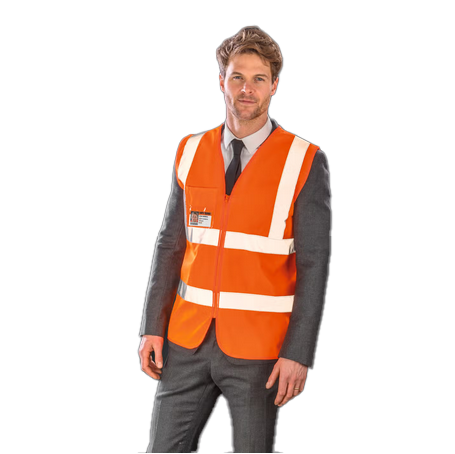 R202X Gilet de sécurité zippé
