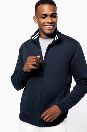 K456 - Herensweater met rits sweat jacket