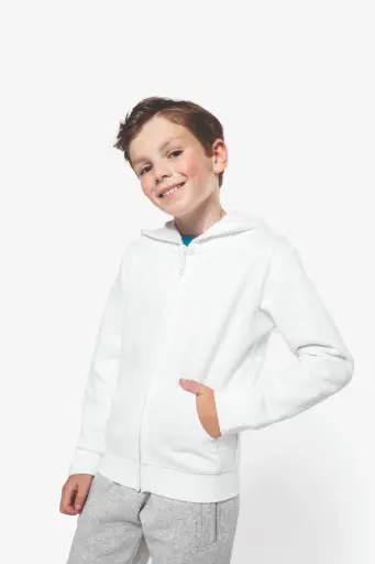 K455 Zip Hooded sweat kids met rits