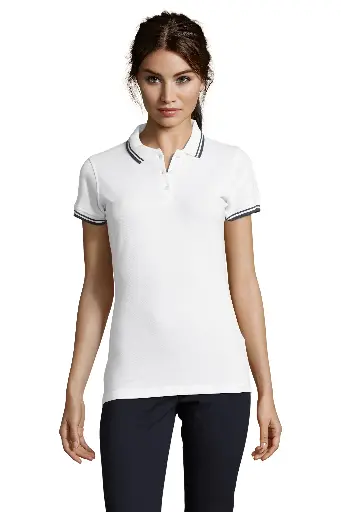 00578 Pasadena ladies Polo striped