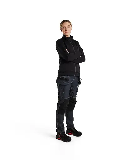 3394 2526 Dames Service Full zip sweater