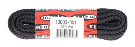 [MARL.13003-001] Marla Ijzersterke veters zwart 150c