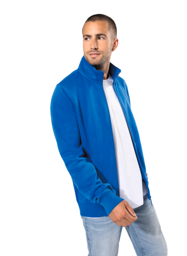 K4010 - Herensweater met rits sweat jacket