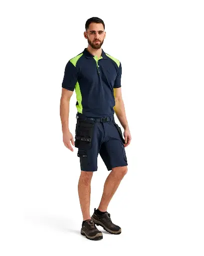 1702 - 4-Way Stretch Short Marine-Zwart