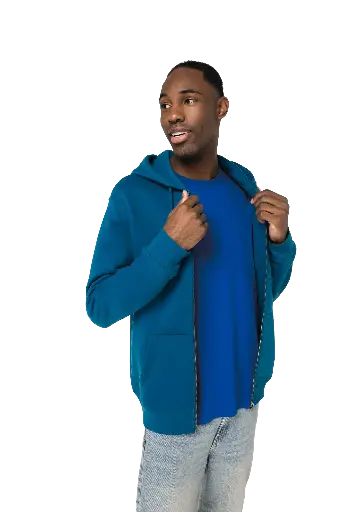 NS402 - Ecologische uniseks sweatvest met kap