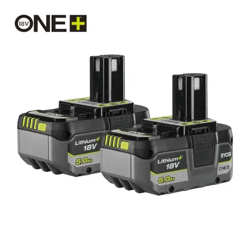 [RY.5133005305] RB1850X2 - ONE+™ 18V 2x 5,0 Ah Lithium+ Accu