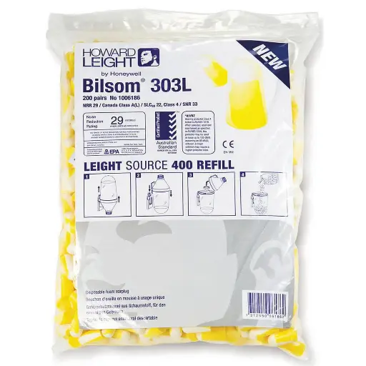 [BIL.303L.NAV.PR] Bilsom 303L Bouchons d'oreilles recharge 200pr